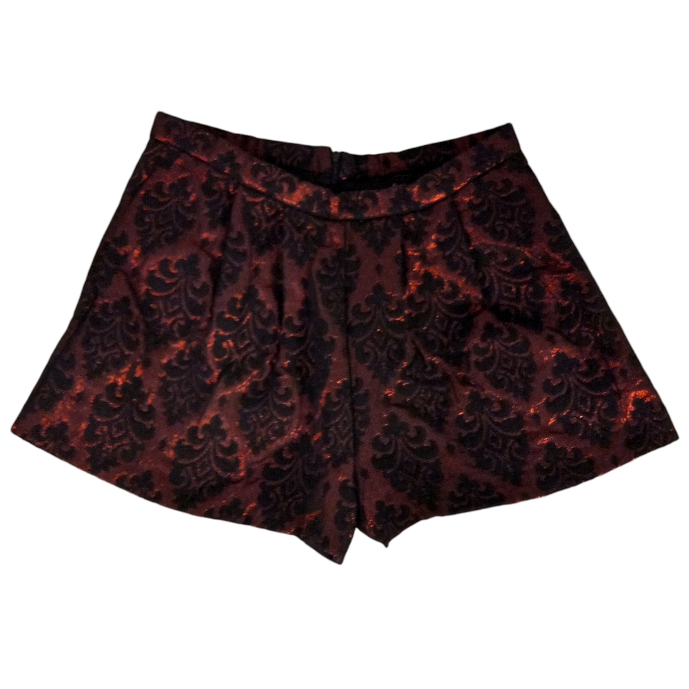 NWT | ASOS Metallic Jacquard Shorts | US 8